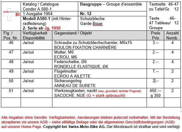 Condor 580-1 Baugruppe 12