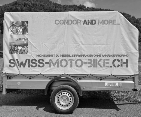 Motorradanhänger mieten